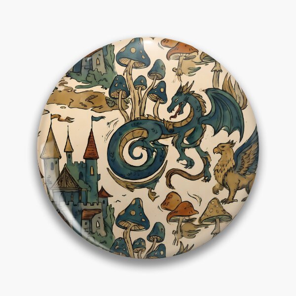 Item preview, Mushrooms Creatures Reality Fantasy Artistic Expression Art Design designed and sold by ART ATTACK ZONE.