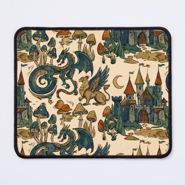 Item preview, Mushrooms Creatures Reality Fantasy Artistic Expression Art Design designed and sold by ART ATTACK ZONE.