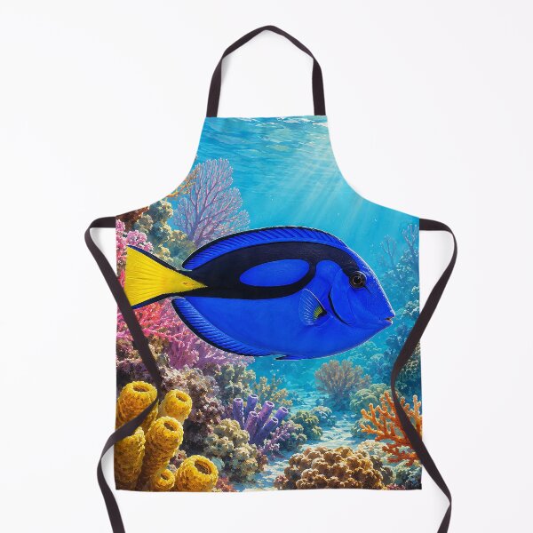 Item preview, Blue Tang on Coral Reef designed and sold by Pixel Junkies Studio.