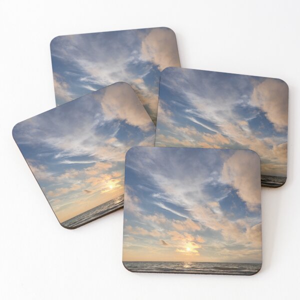 Item preview, Whispy Sunset over Lake Michigan designed and sold by MinaBohl.