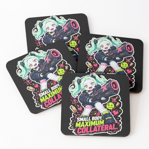 Item preview, Cyberpunk Girl - Small Chaotic, Giant Trouble designed and sold by Panda LuL Art.