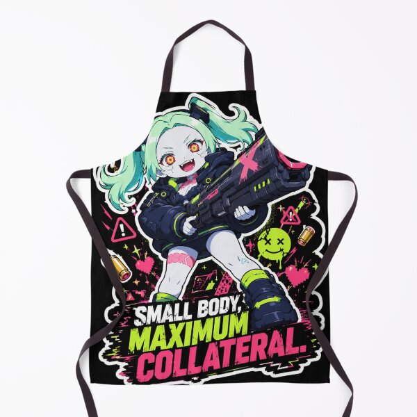Item preview, Cyberpunk Girl - Small Chaotic, Giant Trouble designed and sold by Panda LuL Art.