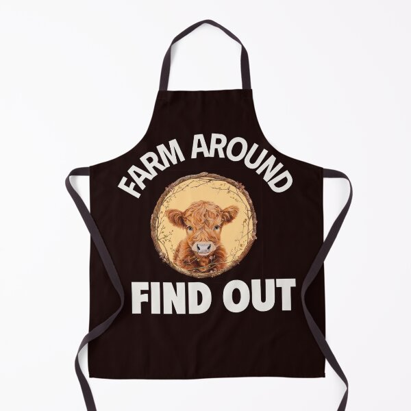 Item preview, FARM AROUND AND FIND OUT | SASSY CRITTERS SERIES – HIGHLAND COW EDITION designed and sold by WitLounge.