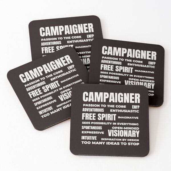 Item preview, ENFP – THE CAMPAIGNER TRAIT COLLAGE DESIGN | MBTI TRAIT COLLAGE SERIES – ENFP PERSONALITY EDITION designed and sold by WitLounge.