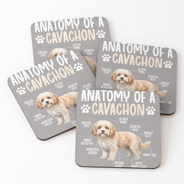 Item preview, Anatomy of A Cavachon Dog Cavachon Owner Cavachon Lover designed and sold by KathieFaugh.