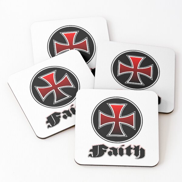 Item preview, Iron Cross Faith Gothic Metal Emblem designed and sold by Libérica Studio.