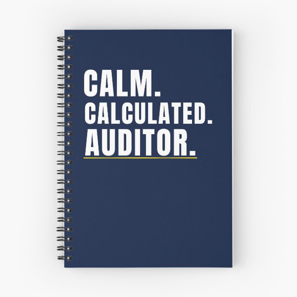Item preview, Calm. Calculated. Auditor. – Professional Audit Mindset Design designed and sold by FCA SIR MERCH .