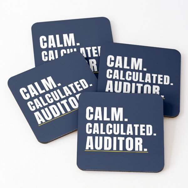 Item preview, Calm. Calculated. Auditor. – Professional Audit Mindset Design designed and sold by FCA SIR MERCH .
