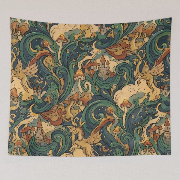 Item preview,  Ocean Creatures Reality Fantasy Artistic Expression Art Design designed and sold by ART ATTACK ZONE.