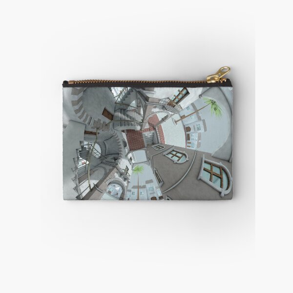 Item preview, Escher Up Down 3D - Impossible Surreal Architecture - Illusion Poster designed and sold by Keltoi-art.