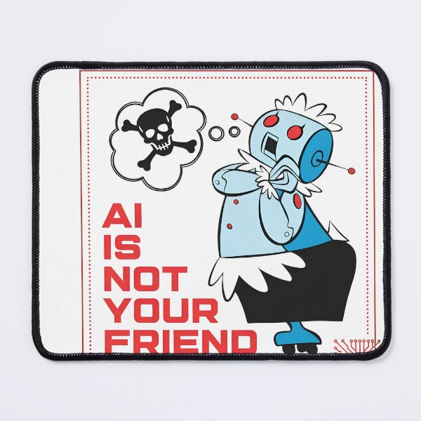 Item preview, Not Your Friend Retro Robot Warning Tech designed and sold by Noheqa.