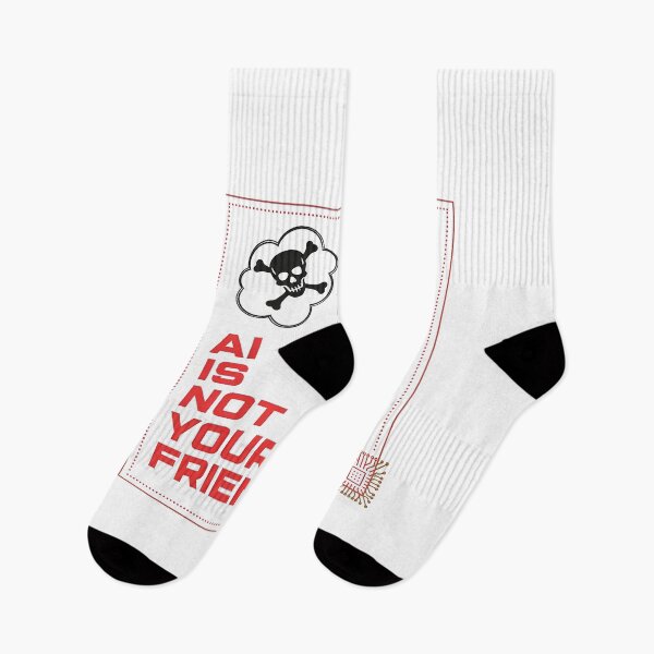 Item preview, Not Your Friend Retro Robot Warning Tech designed and sold by Noheqa.