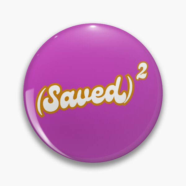 Item preview, Groovy (Saved)² - Retro Bubble Letters Christian Math Art designed and sold by Dan Customify.