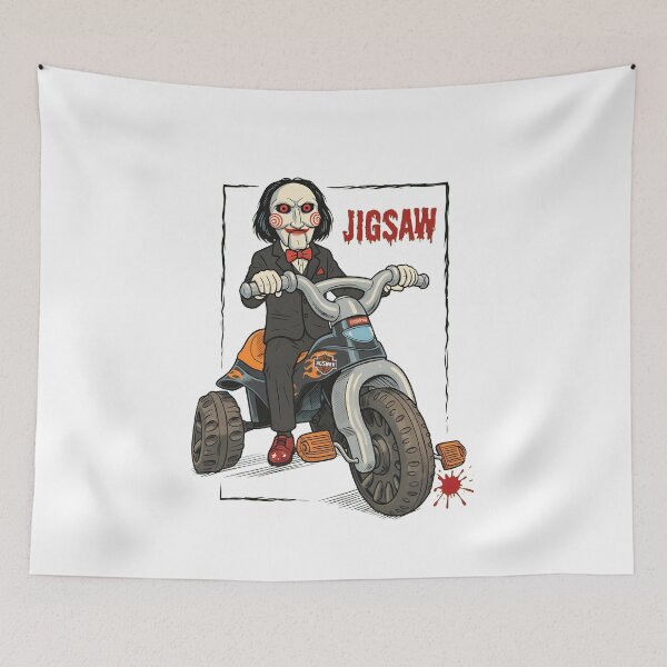 Item preview, Creepy Puppet Riding A Trike Horror Funny designed and sold by Noheqa.