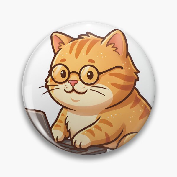 Item preview,  Orange Cat Working on a Laptop Orange Cat Working on a Laptop designed and sold by umiinuraa.