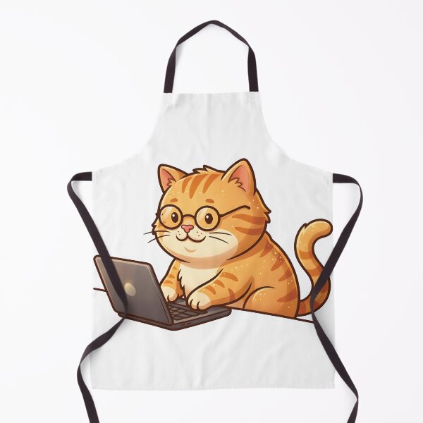 Item preview, Orange Cat Working on a Laptop Orange Cat Working on a Laptop designed and sold by umiinuraa.