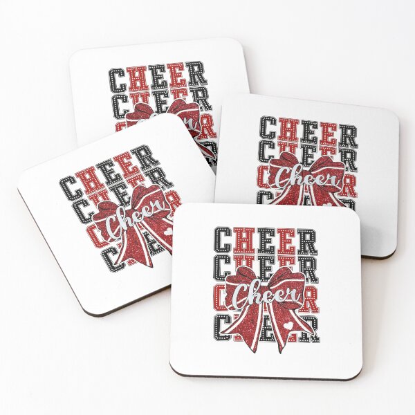 Item preview, Coquette Cheer Bow Funny Sport Cheerleader Cheerleading Red designed and sold by cass-vale-lab.