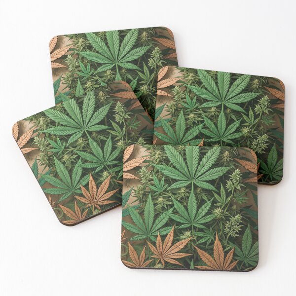 Item preview, Intricate Cannabis Foliage Pattern designed and sold by digitalbob60.