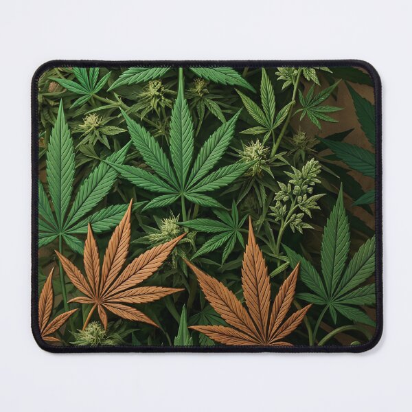 Item preview, Intricate Cannabis Foliage Pattern designed and sold by digitalbob60.