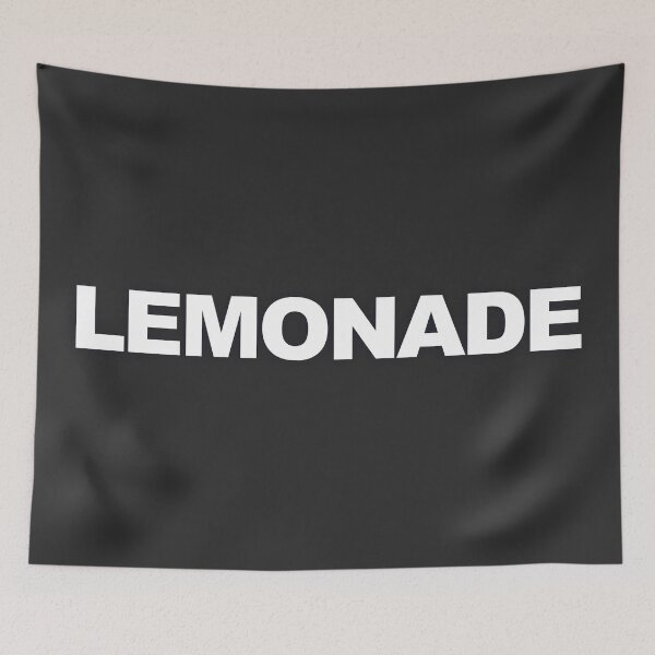 Item preview, LEMONADE — White Minimal Bold Type Statement designed and sold by WORDPAUSE.