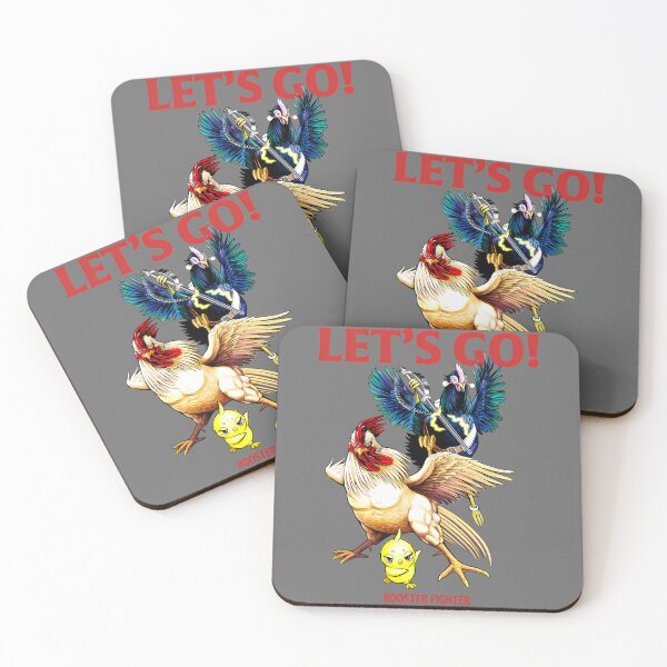Item preview, Mens Rooster Fighter Let’s Go! Ready to Fight Group Poster Performance designed and sold by KristineLi.