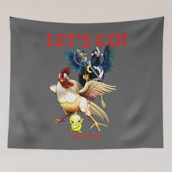 Item preview, Mens Rooster Fighter Let’s Go! Ready to Fight Group Poster Performance designed and sold by KristineLi.