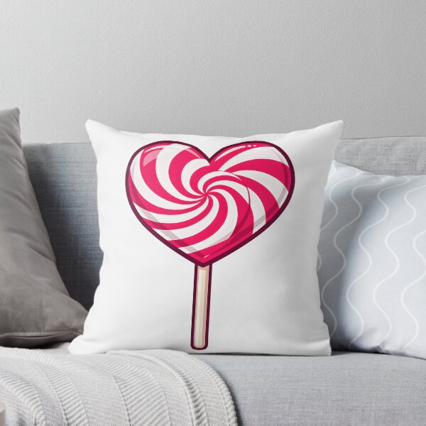 Item preview, Heart Lollipop Candy Swirl Pink designed and sold by Byte-shirt.