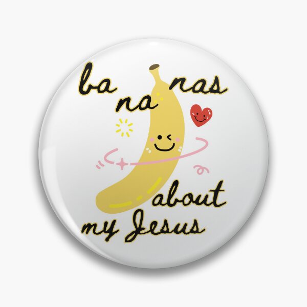 Item preview, Bananas About My Jesus, Child of God, Faith, Banana, Green and Yellow designed and sold by Forevermore.