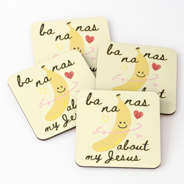 Item preview, Bananas About My Jesus, Child of God, Faith, Banana, Green and Yellow designed and sold by Forevermore.
