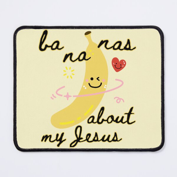 Item preview, Bananas About My Jesus, Child of God, Faith, Banana, Green and Yellow designed and sold by Forevermore.