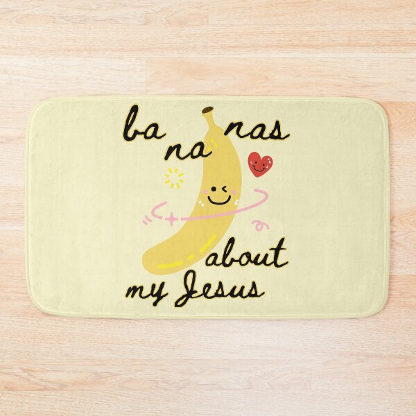 Item preview, Bananas About My Jesus, Child of God, Faith, Banana, Green and Yellow designed and sold by Forevermore.