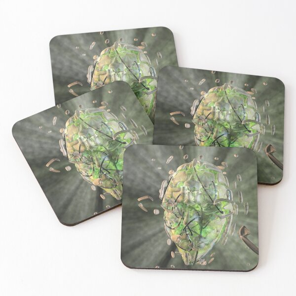 Item preview, 3D Biomecha Face - Organic Explosion - Cyber Organic Poster designed and sold by Keltoi-art.