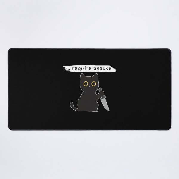 Item preview, Funny Cat Meme I Require Snacks Design Men Women Kids designed and sold by cass-vale-lab.