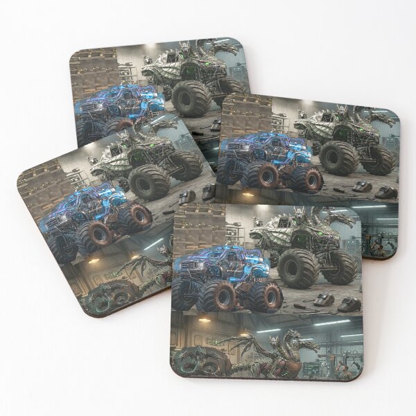 Item preview, Zombie Brigade: Tri-Hydra Monster Truck & Cyber Dragon Mech designed and sold by TOCOCLAWS.
