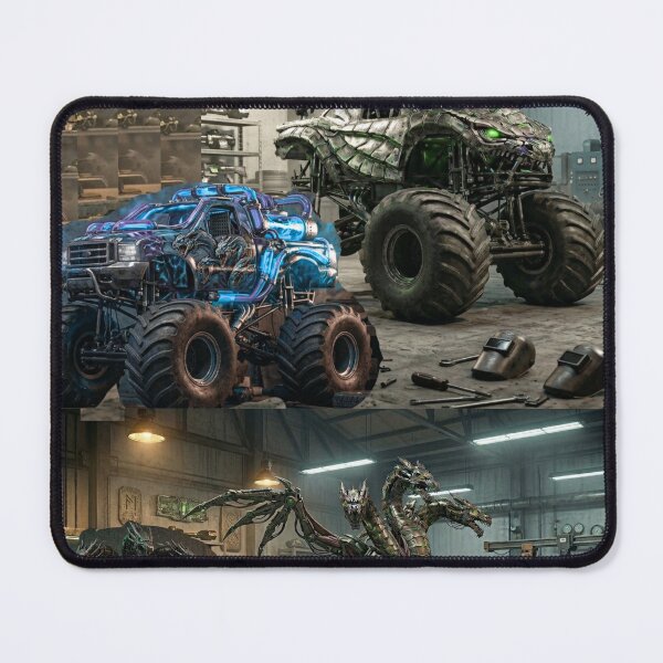 Item preview, Zombie Brigade: Tri-Hydra Monster Truck & Cyber Dragon Mech designed and sold by TOCOCLAWS.