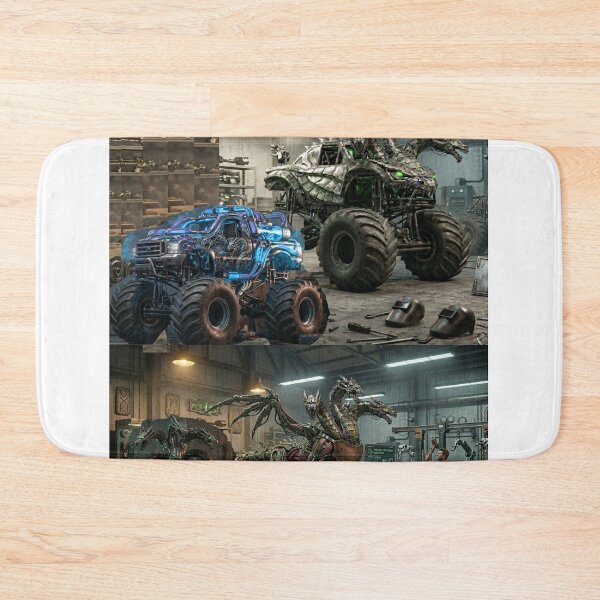Item preview, Zombie Brigade: Tri-Hydra Monster Truck & Cyber Dragon Mech designed and sold by TOCOCLAWS.