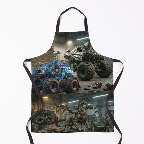 Item preview, Zombie Brigade: Tri-Hydra Monster Truck & Cyber Dragon Mech designed and sold by TOCOCLAWS.