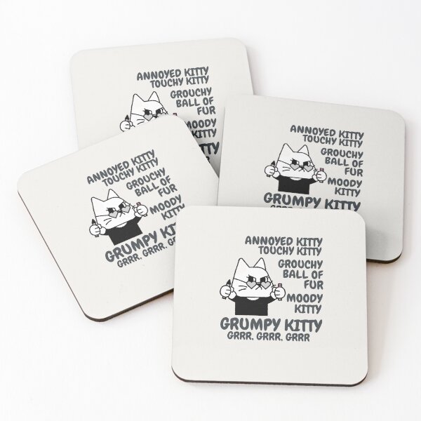 Item preview, GRUMPY KITTY | CAT PARODY SONG | SASSY CRITTERS SERIES — CHAOTIC KITTY EDITION designed and sold by WitLounge.