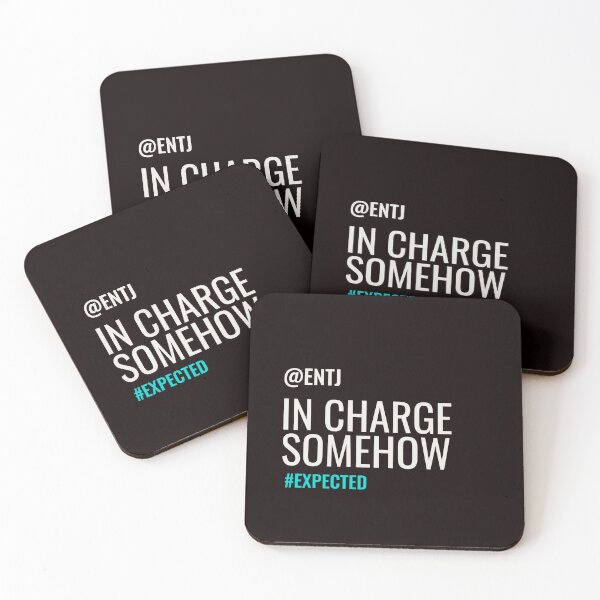 Item preview, ENTJ IN CHARGE SOMEHOW #EXPECTED | MBTI COMMENTS SERIES — ENTJ PERSONALITY EDITION designed and sold by WitLounge.