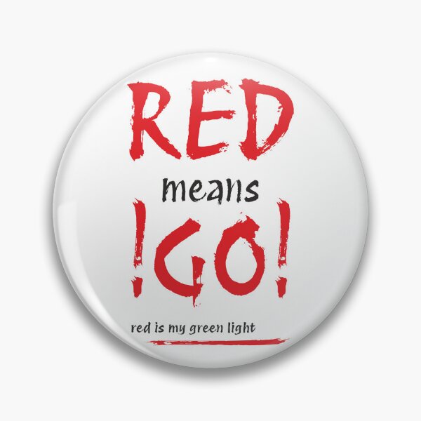 Item preview, RED means GO!! (Black+Red) designed and sold by Pencil & Pixel.