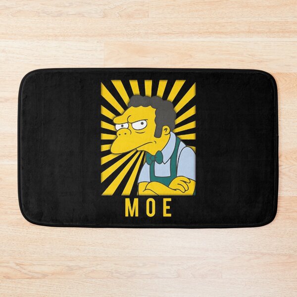 Item preview, Moe Szyslak Retro Sunburst Grumpy Tavern Bartender designed and sold by MindrootEchoart.