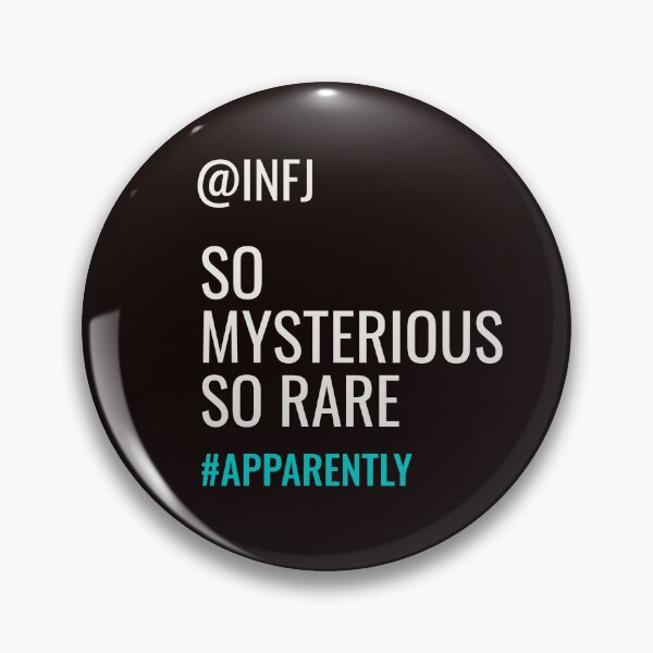 Item preview, INFJ SO MYSTERIOUS SO RARE #APPARENTLY | MBTI COMMENTS SERIES — INFJ PERSONALITY EDITION designed and sold by WitLounge.