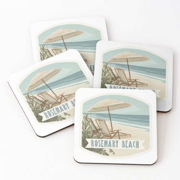 Item preview, Rosemary Beach Florida Vintage Travel Sticker designed and sold by Victoria and Ashley Stickers.