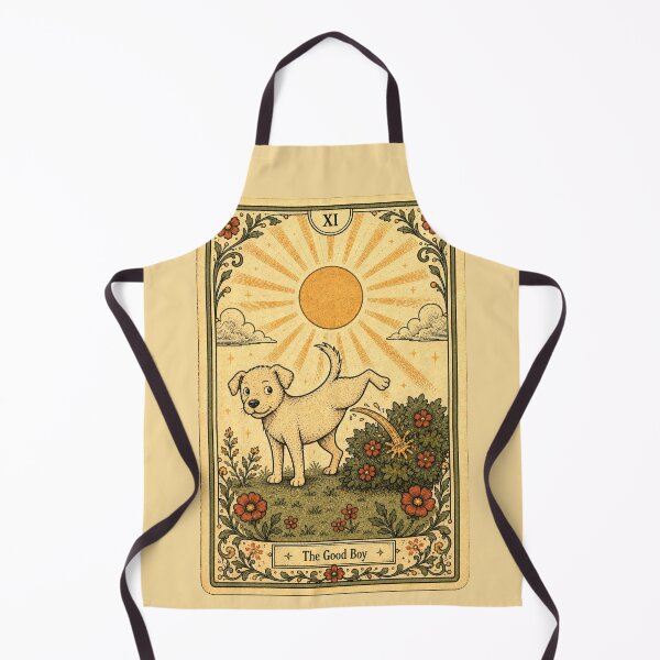 Item preview, The Good Boy Vintage Funny Dog Tarot Card designed and sold by thelivingrp.