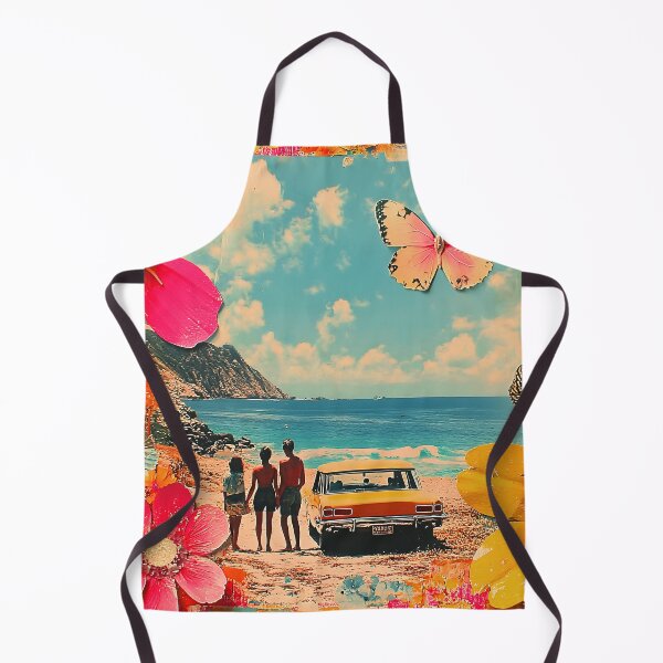 Item preview, Nostalgic Pop Art Tropical Beach Vintage Postcard-Style designed and sold by DEC02.