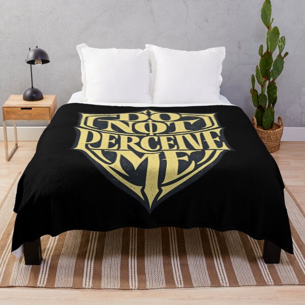 Item preview, Do Not Perceive Me Typographic Crest Tee designed and sold by PhylonBoxx.