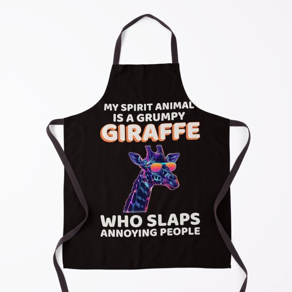Item preview, MY SPIRIT ANIMAL IS A GRUMPY GIRAFFE | SPIRIT ANIMAL HUMOR SERIES —  PROCEED WITH CAUTION EDITION designed and sold by WitLounge.