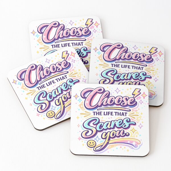 Item preview, Choose The Life That Scares You designed and sold by Candlelit Catastrophes.