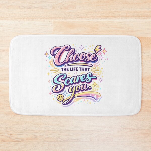 Item preview, Choose The Life That Scares You designed and sold by Candlelit Catastrophes.