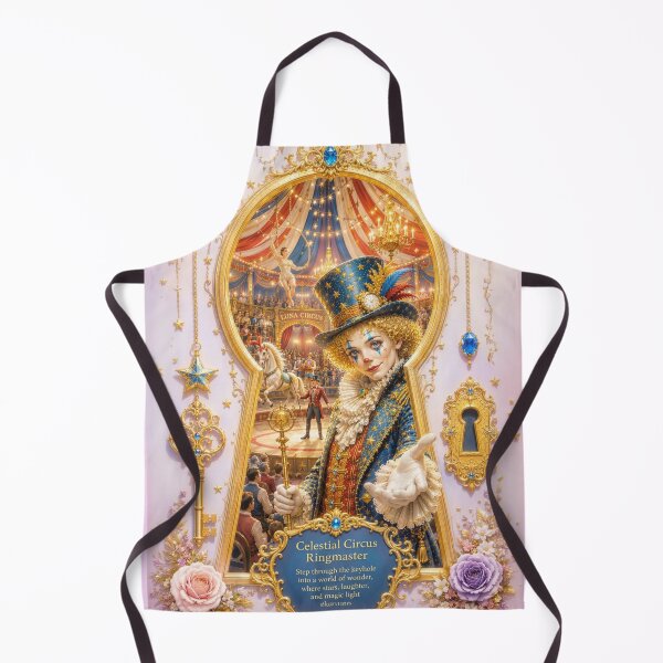Item preview, Celestial Circus Ringmaster – Enchanted Moonlit Carnival Fantasy Art designed and sold by sunbowjp stadio.